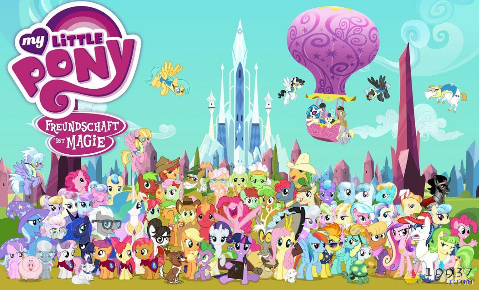 《小马宝莉 My Little Pony》1-8季全195集 英文版 英文字幕 带[音频][台词][大电影]-宝贝教育资源